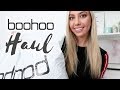 HUGE AUTUMN CLOTHING HAUL & TRY ON BOOHOO COATS, JUMPERS, DRESSES | Scarlett London