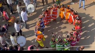 borigumma football tournament visit Alina samantaray desia dhemsa koraputia desia pila present