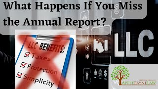 What Happens If You Miss the Annual Report?