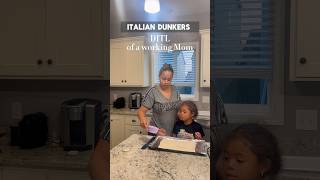 DITL OF A WORKING MOM | ITALIAN DUNKERS FOR THE KIDS #momtok #momlife #easykidsrecipe #ditl #dinner