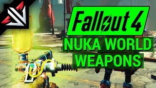 FALLOUT 4: NEW Nuka World DLC Chinese Assault Rifle, Alien Blaster, and Tanto! (New WEAPON Analysis)