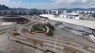 Drone sobrevoa parque olímpico da Barra