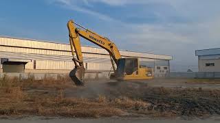 งานเบาๆ พลังเสียงไม่เบาเลย รถขุด Komatsu PC200-8 #excavator #construction #komatsu #PC200 #รถขุด 👌👍💯