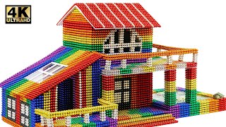 How To Build Awesome Mini House From Magnetic Balls (Satisfying) | Magnet World Series