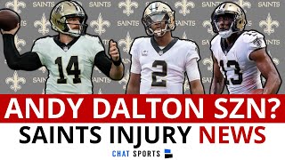 ALERT: Andy Dalton Starting vs Vikings, Jameis Winston & Michael Thomas Injury Updates | Saints News