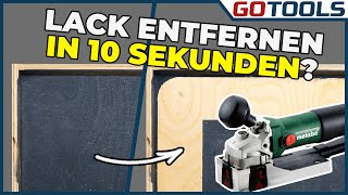 Der schnellste Weg Lack \u0026 Farbe zu entfernen! Metabo Lackfräse LF 850 S