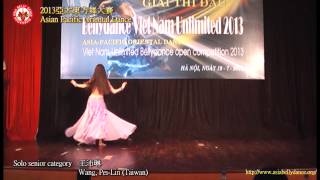 亞太東方舞大賽ASIAN PACIFIC ORIENTAL DANCE-Solo senior category-03- 王沛琳Wang, Pei-Lin(Taiwan)