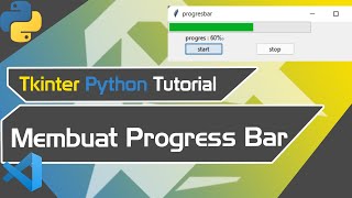 python tkinter tutorial #25 | membuat progress bar
