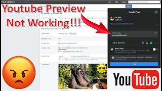 How To Fix Youtube Preview Not Posting On Facebook | Facebook Sharing Debugger