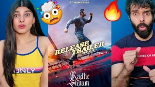 Radhe Shyam Release Trailer REACTION !!| Prabhas | Pooja Hegde | Radha Krishna Kumar | Bhushan K