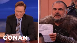 Conan Reenacts A Scene From TV's Greatest Show | CONAN on TBS
