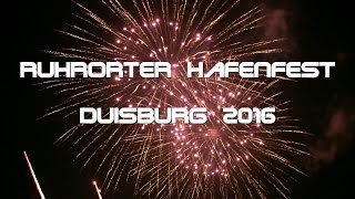 RUHRORTER HAFENFEST 2016 -DUISBURG  *HQ*