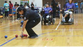 2019台灣地板滾球邀請賽 Boccia BC4 陳安琪VS龔秀群