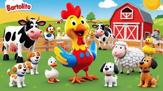 Bartolito -  Cow and More Farm's Animals! - Kids Songs \u0026 Nursery Rhymes