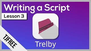 Trelby Lesson 3 - Creating Scenes, Charactors, Actions, and Dialogs