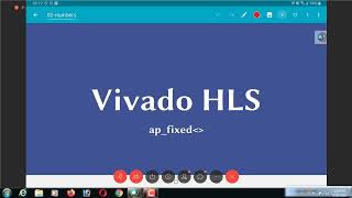 EE5332 L2.8 Vivado HLS notation