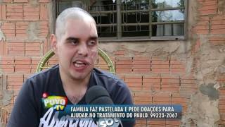 Após superar tumor no cérebro, família faz pastelada para continuar tratamento