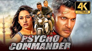 Psycho Commander (4K ULTRA HD) Vishal's Superhit Action Hindi Dubbed Movie | Tamannaah, Aishwarya