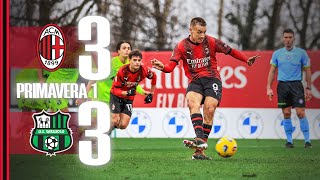 Camarda brace in six-goal thriller | AC Milan 3-3 Sassuolo | Highlights Primavera