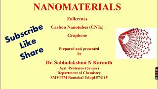 Nanomaterials-Fullerene, CNT and Graphene- Module-3