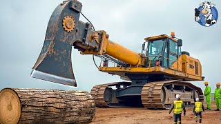 Extreme Dangerous Fastest Big Chainsaw Cutting Tree Machines | Agriculture Technology