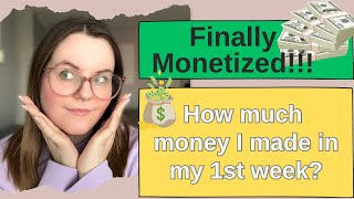 Finally Monetized: How Much Did YouTube Pay Me In My First Week