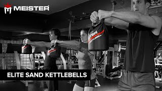 Meister Elite Sand Kettlebells - Portable Weights for a Workout Anywhere