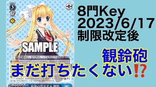 【第12回:WS対戦動画】8門key 新制限改定  デッキレシピ　解説付き