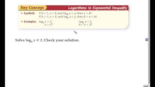 Algebra 2 Section 10 2 Logarithms and Logarithmic Functions