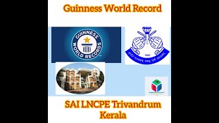 Guiness Book of World Record by SAI LNCPE Trivandrum Jointly/The Largest Santa Hat by Human.