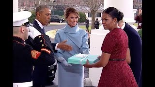 Michelle Obama on the awkward Trump gift exchange