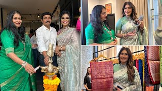 Socialite Nekkanti Shreedevi Chowdary inaugurates Pratha and Jhauhari expo at Jubilee hills