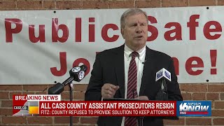 Details on attorney's resignation in Cass County, breaking news update, new property tax relief