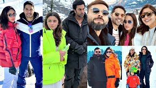 Bollywood Stars New Year In Switzerland - Anushka, Virat, Kareena, Varun, Alia & Ranbir