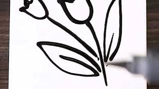 Easy Flower Painting #easypainting