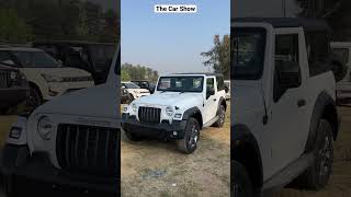 2023 Mahindra Thar 4x2 White Colour 🤍 #shorts #mahindra #thar #mahindrathar #youtube #cars