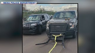 Mesa Police officers used grappler to stop man accused of speeding and firing shots in neighborhood