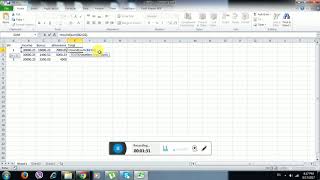 how to use Round Sum Function in excel