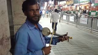 Street artist Bangalore | Violin player | local talent | Karnataka | India | String instrument