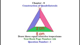 STD - 8: CHAPTER - 6 CONSTRUCTION OF QUADRILATERALS