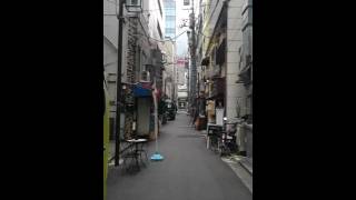 Back street in central tokyo