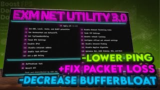 *ULTIMATE* Network Optimization Tool🔧 (Lower ping, fix packet loss)