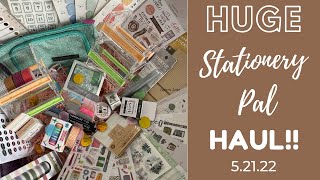 HUGE Stationery Pal Haul!! | 5.21.22 | Functional Planning | Architect Destiny | #stationerypal