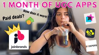 Getting Paid with UGC | One Month Review Using Content Creator Apps