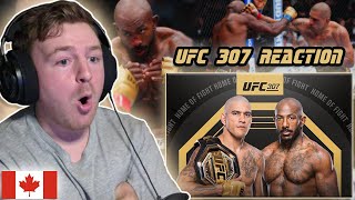 UFC 307 REACTION | Alex Pereira vs Khalil Rountree | WHAT A FIGHT!!! WHO'S NEXT?