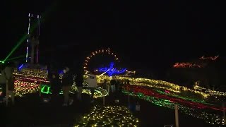 みろくの里のライトアップイベント　クリスマスムード盛り上げ　週末は花火の打ち上げも　広島・福山市