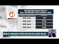 Meralco announces power rate hike for August billing | ANC