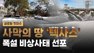 사막의 땅에 무슨 일이..?! 겨울 폭풍에 꽁꽁 얼어붙은 텍사스 상황❄️｜조명 맛집 런던✨ 겨울밤 빛의 향연