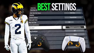 The Best Settings For College Football 25