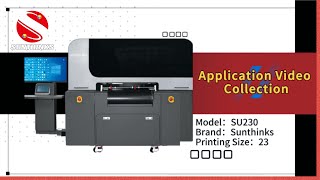 Sunthinks SU230 Single pass UV printer for glossy paper Plastic film PVC board printing